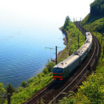 Russia. The southern shore of Lake Baikal.